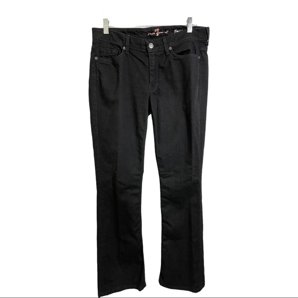 7 for all mankind flynt black jeans size 31. Bootcut.womens - Picture 10 of 12